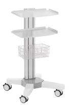 VPI - 14, výškově stavitelný přístrojový vozík, bílý